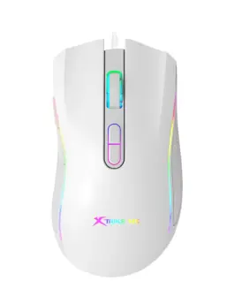 Xtrike ME Геймърска мишка Gaming Mouse GM-314 White - 7200dpi RGB