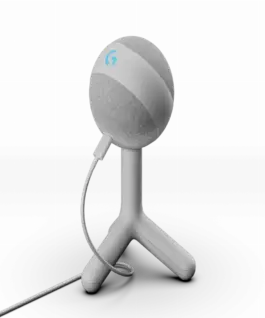 Динамичен микрофон Logitech YETI ORB White
