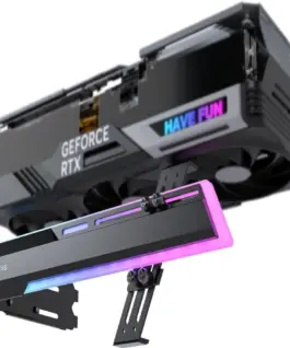 Държач за графична карта EZDIY-FAB ARGB - Черен