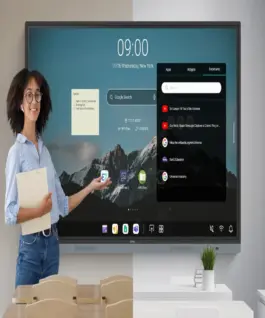 Alternative view of Интерактивен дисплей BenQ RP6504, 65"