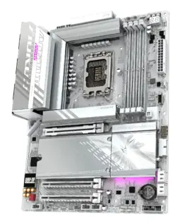 Alternative view of Дънна платка GIGABYTE Z890 AORUS ELITE WIFI 7 ICE, LGA 1851