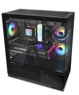 Zalman кутия Case ATX – Chronix BLACK – 3 x 120 mm A-RGB
