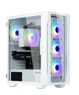 Zalman кутия Case ATX – I3 NEO TG White – aRGB