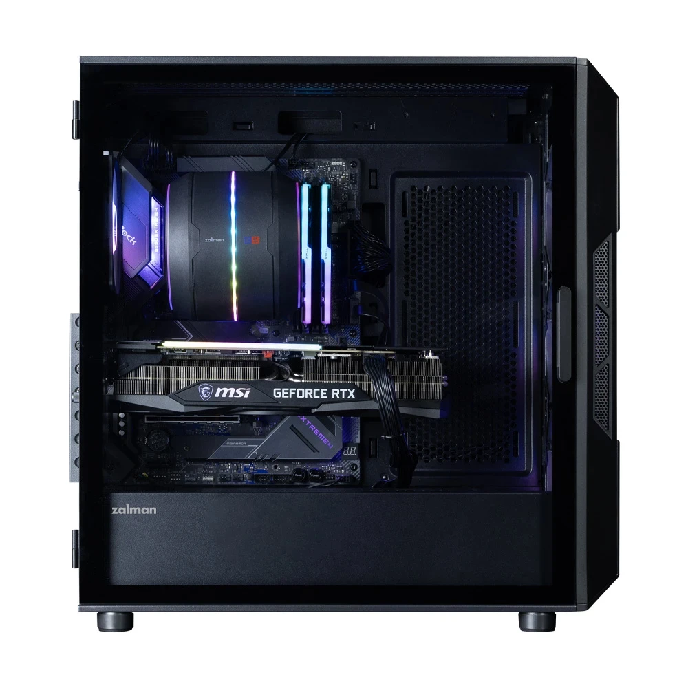 Zalman кутия Case ATX - I3 NEO V2 Black - RGB, Mesh - Image 5