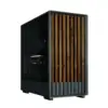 Zalman кутия Case mATX - P10 NAMU BLACK - Wood USB-C