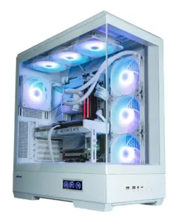 Zalman кутия Case ATX – P50 DS White – Digital Display