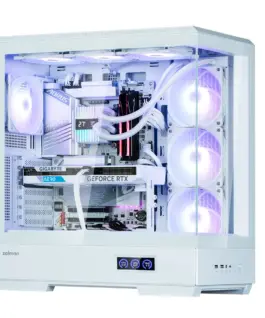 Zalman кутия Case ATX – P50 DS White – Digital Display