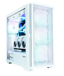 Alternative view of Zalman кутия Case EATX - Z10 DUO White - Mesh/Tempered Glass