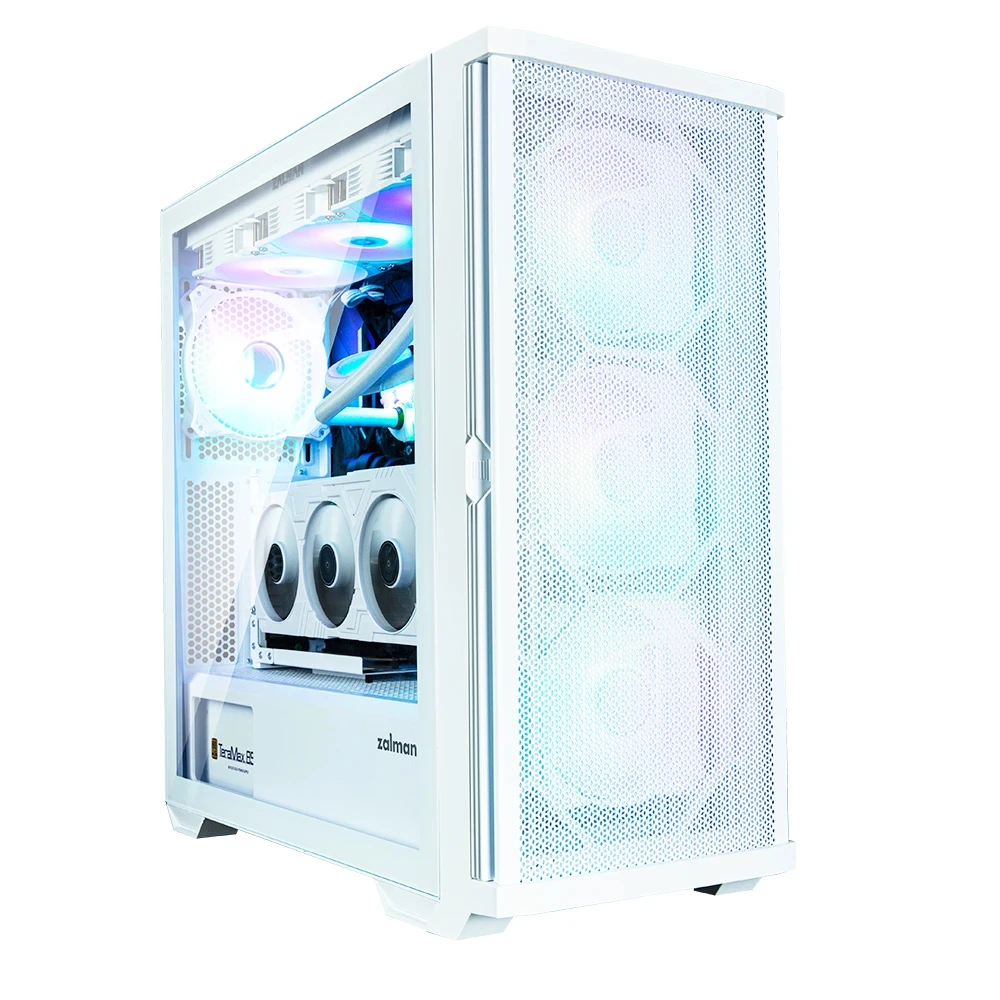 Zalman кутия Case EATX - Z10 DUO White - Mesh/Tempered Glass - Image 2