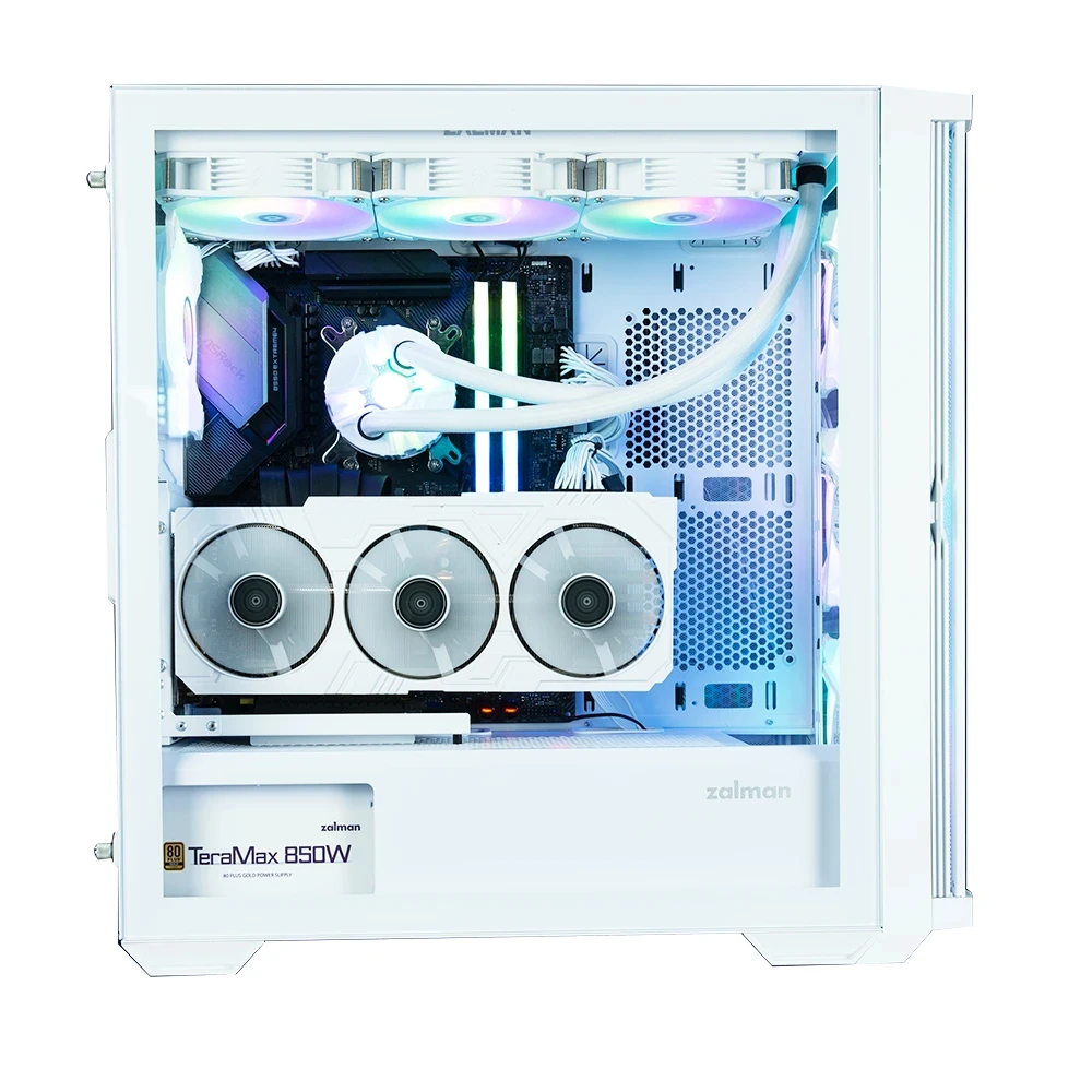 Zalman кутия Case EATX - Z10 DUO White - Mesh/Tempered Glass - Image 3