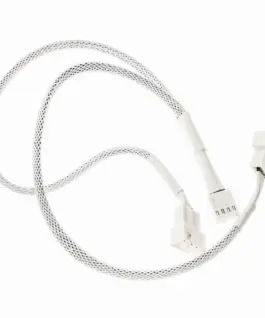 Alternative view of Кабел Kolink PWM 1-2 Сплитер - 35 cm, оплетен, Бял
