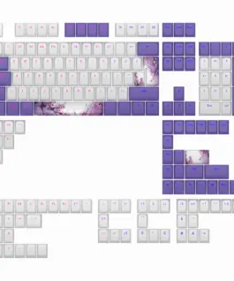 Alternative view от Капачки за механична клавиатура Dark Project - Violet Horizons PBT - ANSI and ISO