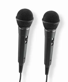 Alternative view от HAMA Аудио динамични микрофони ldquo;Karaoke, Комплект 2 бр. с кабел жак 2,5 м + адаптер