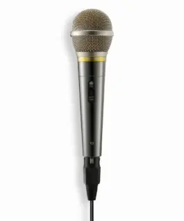 Alternative view от HAMA Аудио микрофон ldquo;Vocal Pro, жак 6.35 mm, 3 m, On / Off бутон