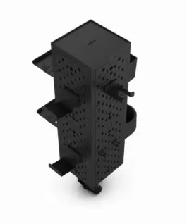 Alternative view от uRage модулен комплект Peg Board, монтаж на стена/маса, черен