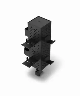 uRage модулен комплект Peg Board, монтаж на стена/маса, черен - Image 3