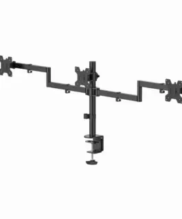 HAMA Стойка за 3 монитора регулируема височина 13" - 27"