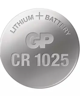 Alternative view от Литиева бутонна батерия GP  CR1025 3V  1 бр. в блистер /цена за 1 бр./