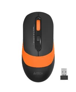 Мишка за компютър оптична A4tech FG10S Fstyler Черен/Оранжев