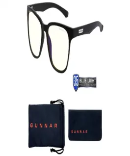Компютърни очила GUNNAR Berkeley Onyx, Clear, Черен - Image 4