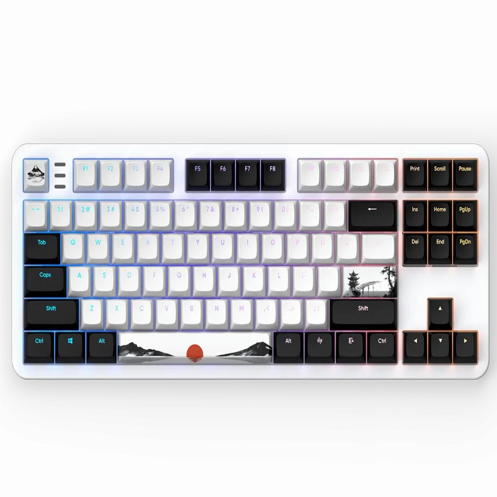 Геймърскa механична клавиатура Dark Project 87 Fuji V2 RGB TKL - G3MS Sapphire Switches