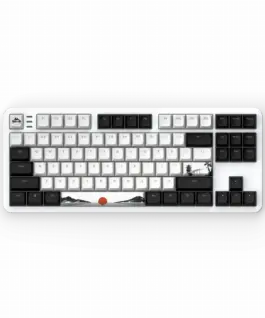Alternative view от Геймърскa механична клавиатура Dark Project 87 Fuji V2 RGB TKL - G3MS Sapphire Switches, ABS