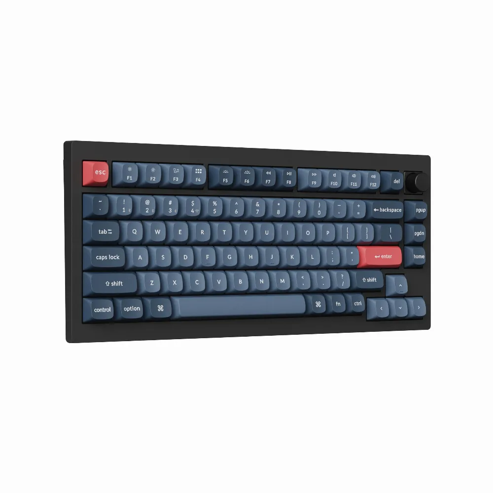 Механична клавиатура Keychron V1 MAX QMK 75% Carbon Black - Wireless - Image 5