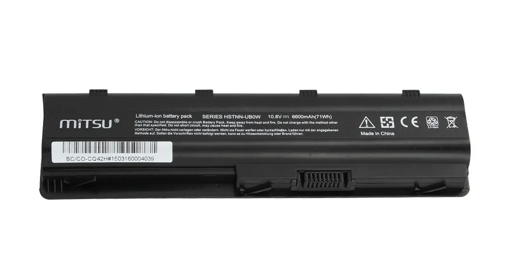 Mitsu Battery for Compaq Presario CQ42, CQ62, CQ72 6600 mAh (71 Wh) 10.8 - 11.1 Volt - Image 3