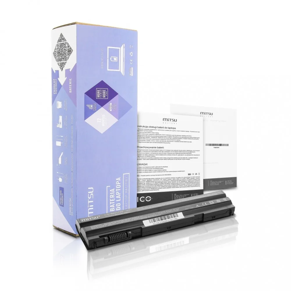 Mitsu Battery for Dell Latitude E5420 E6420 4400 mAh (49 Wh) 10.8 - 11.1 Volt