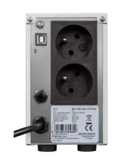 Alternative view of EVER UPS ECO PRO 1000 AVR CDS TOWER