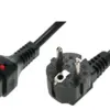 Digitus Server power кабел 3x15mm2 Type Schuko Angled/IEC C19 straight M/Z 2m черен