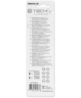 Alternative view от Techly Lithium batteries 3V CR2032, 5pcs