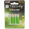 Techly Alkaline batteries LR03 AAA 4pcs (IBT-LR03T4B)