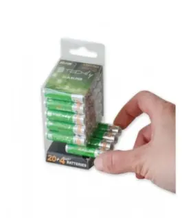 Alternative view от Techly Alkaline batteries LR03 AAA 24pcs, (IBT-LR03T24B)