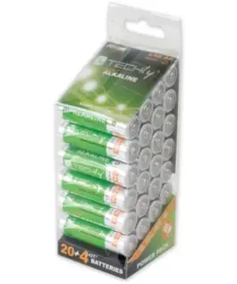 Techly Alkaline batteries LR06 AA 24pcs (IBT-LR06T24B)