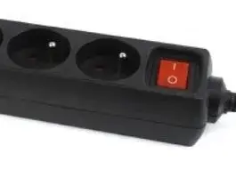Gembird UPS power strip 3FR/16A/C14/0.6m/черен