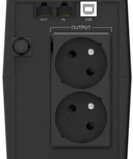 Alternative view of PowerWalker UPS Line-In 600VA STL FR 2x PL 230V, USB, RJ1