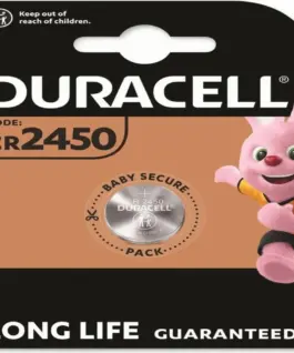 Бутонна батерия литиева DURACELL CR2450 3V  1 бр. в блистер цена за 1