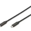 Digitus кабел за връзка USB 3.1 Gen.2 SuperSpeed + 10Gbps USB Type C / USB C M / M Power Delivery черен