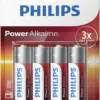 Philips Batteries Power Alkaline AA 4pcs blister