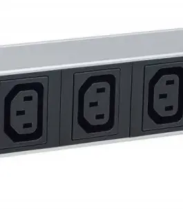 Alternative view of Intellinet Power strip rack 19 1U 110V-250V/10A 8x C13