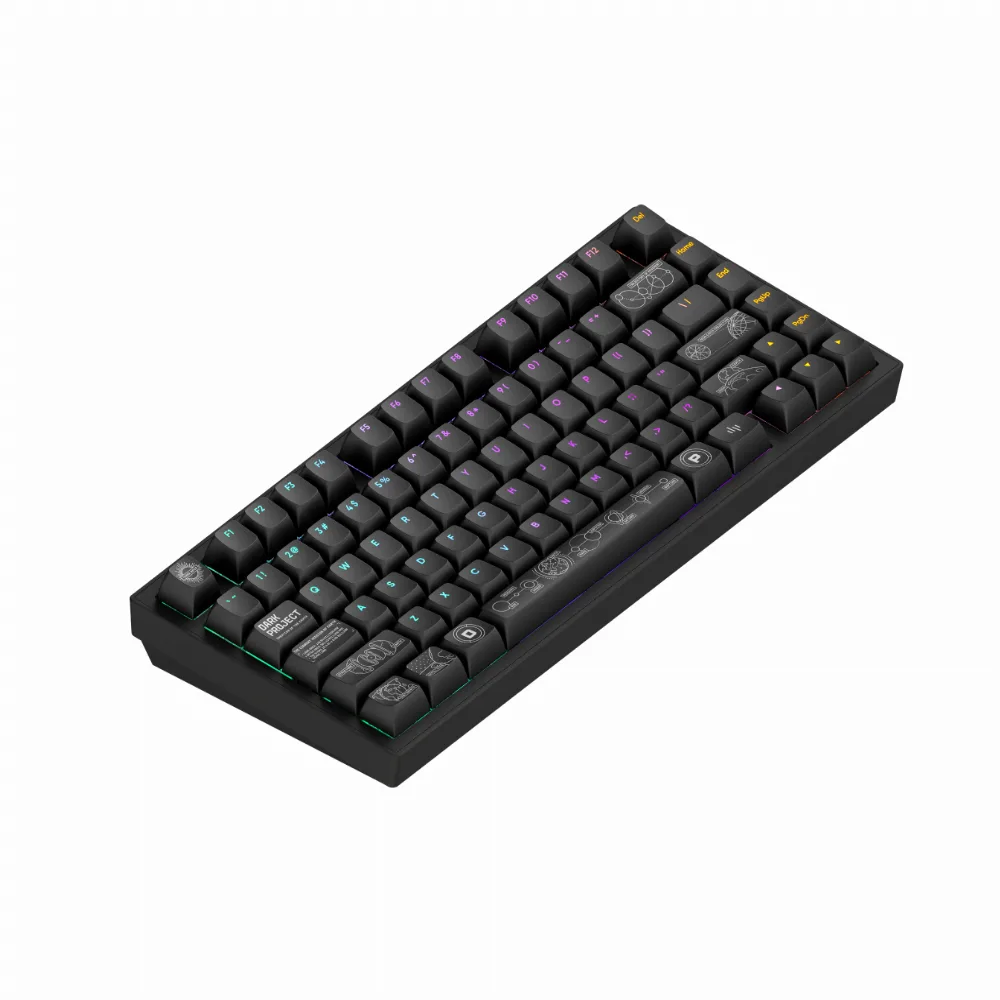 Геймърскa безжична клавиатура Dark Project ALU81A Terra Nova Black RGB - Image 5