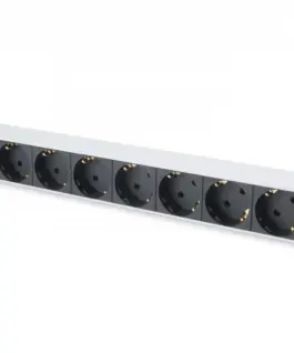 Digitus Power strip PDU 19 inches 1U 8 sockets power: 16A 4000W aluminum 2m