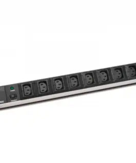 Digitus Power strip PDU 19-inch aluminium 1U 10 sockets IEC C13 10A 2500W 2m
