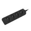 Lanberg Power strip for UPS 1.5 m черен 4XPL