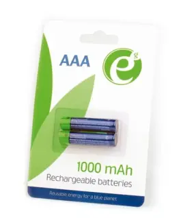 Gembird Rechargeable battery Ni-MH AAA 1000 mAh/2-pack/blister