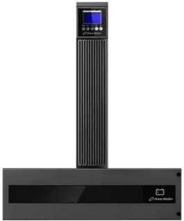 PowerWalker UPS On-Line 6kVA RTG PF1 2x IEC Out + Terminal USB/RS-232 LCD Rack 19 inches +