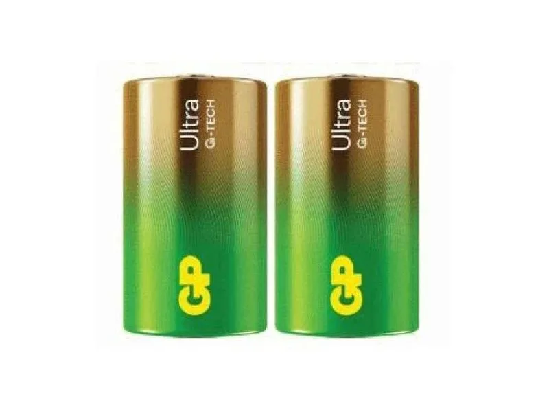 Алкална батерия GP ULTRA LR20 /2 бр. в опаковка shrink/ 1.5V