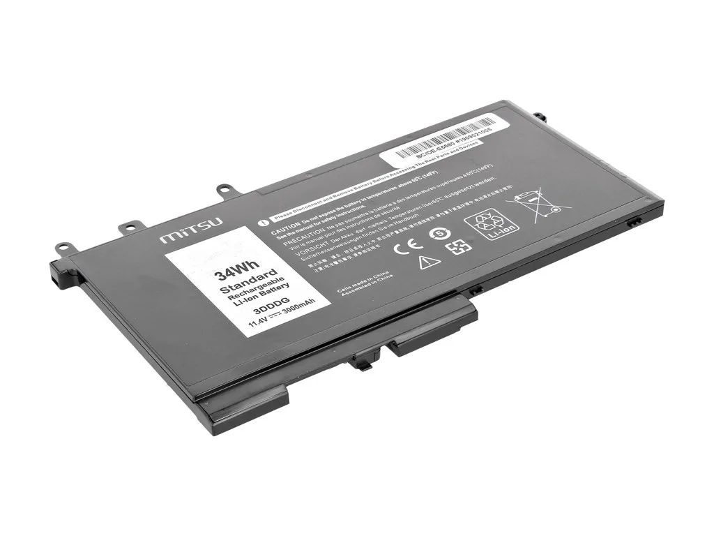 Mitsu Battery Dell Latitude E5280, E5580 3000 mAh (34 Wh) 11.4 Volt - Image 5