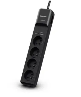 CyberPower Surge protector P0420SUD0-FR 4xFR/2xUSB/18 m